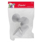 Accesorii craft - AD176 clopotei polistiren set 4 70 mm