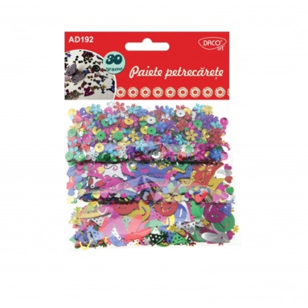 Accesorii craft - AD192 Paiete petrecarete DACO