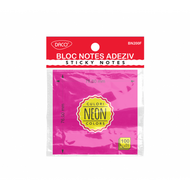 BLOC NOTES ADEZIV 76X76 FUCSIA NEON DACO BN200F