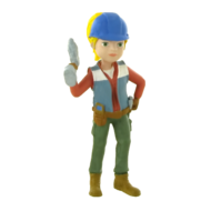 Figurina Comansi-Bob the Builder-Wendy