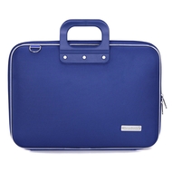 Geanta lux business laptop 15.6 in Clasic nylon Bombata-Albastru cobalt