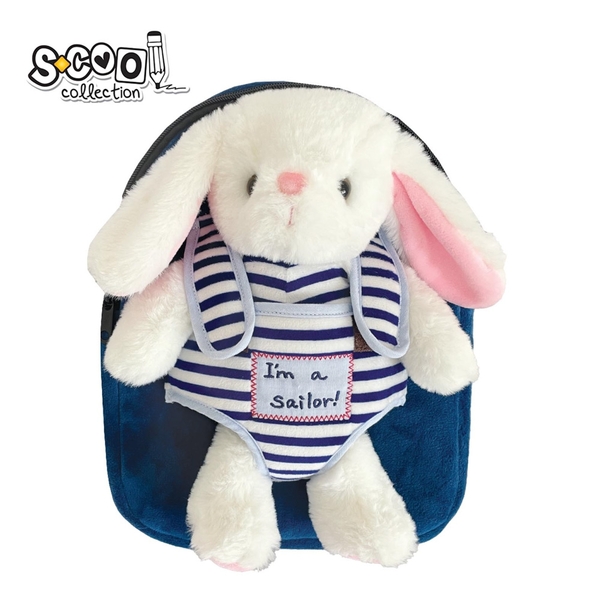 Ghiozdan gradinita BABY ANIMALS, RABBIT, 23x8x28 cm - S-COOL