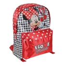 Ghiozdan rosu copii Minnie Mouse 40 cm