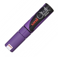 Marker cu creta lichida violet Uni-ball Chalk PWE-8K