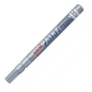 Marker cu vopsea argintie Uni-ball PX-21 0,8-1,2 mm