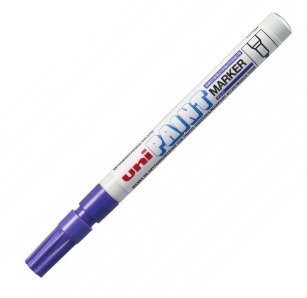 Marker cu vopsea violet Uni-ball PX-21 0,8-1,2 mm