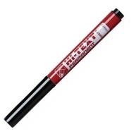 Marker permanent rosu Fibracolor Hi-Text 580PB