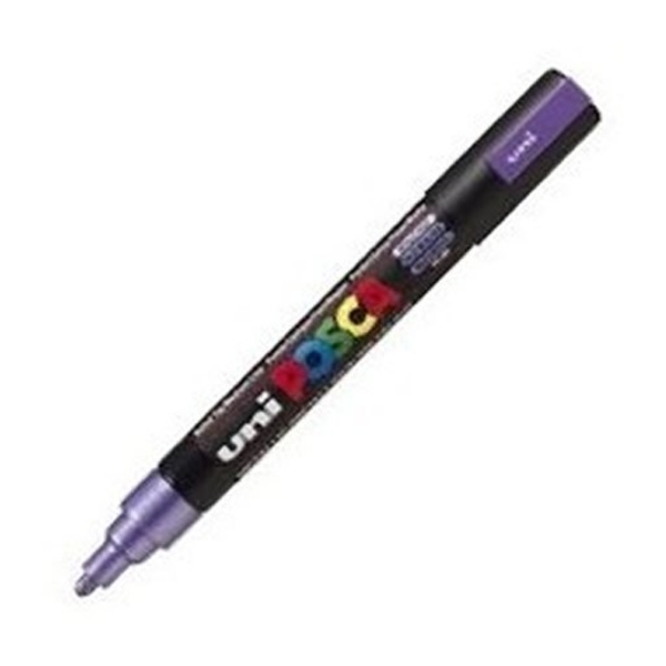 Marker UNI PC-5M Posca 1,8-2,5 mm violet metalizat