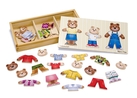 Melissa and  Doug - Set de joaca - Imbraca familia de ursuleti