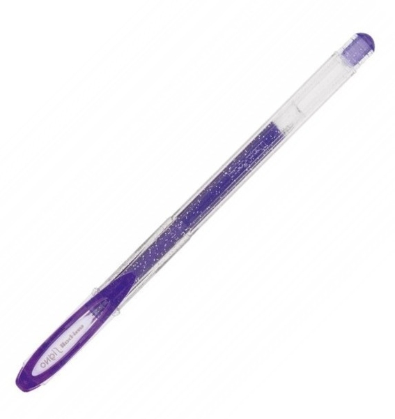 Pix cu gel cu sclipici violet Uni-ball UM-120SP Sparkling