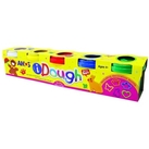 Plastilina pentru copii,Set 5 iDough + 5 matrite Amos ID75P5 