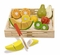 Set fructe lemn pentru taiat - Melissa & Doug